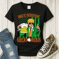 Irish Trump - Make St. Patrick's Day Great Again Women's T-Shirt thumb 3