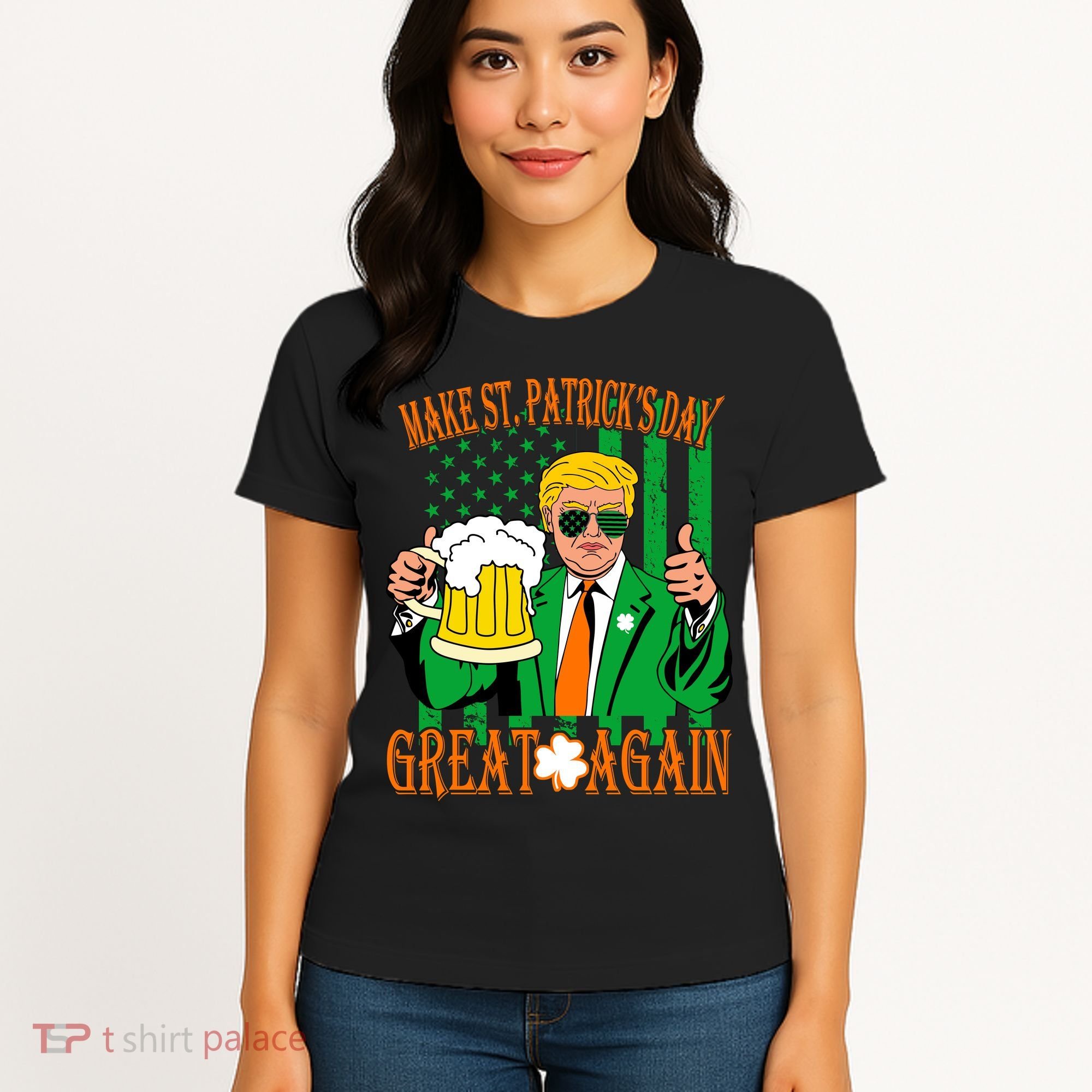 Irish Trump - Make St. Patrick's Day Great Again Women's T-Shirt