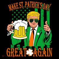 Irish Trump - Make St. Patrick's Day Great Again Women's T-Shirt thumb 6