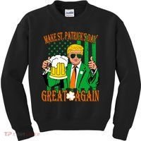 Irish Trump - Make St. Patrick's Day Great Again Kids Sweatshirt thumb 0