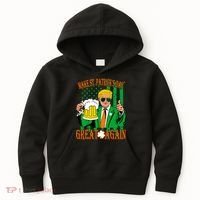 Irish Trump - Make St. Patrick's Day Great Again Kids Hoodie thumb 0