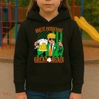Irish Trump - Make St. Patrick's Day Great Again Kids Hoodie thumb 3