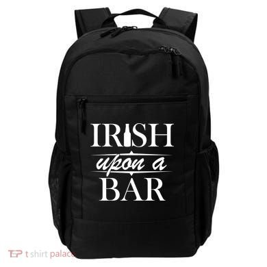 Irish Upon A Bar St Patricks Day Backpack