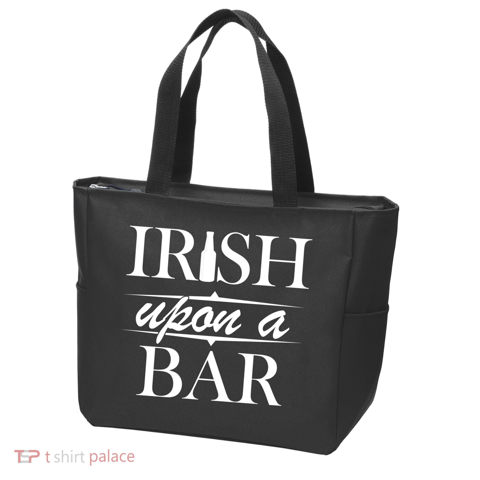 Irish Upon A Bar St Patricks Day Tote Bag