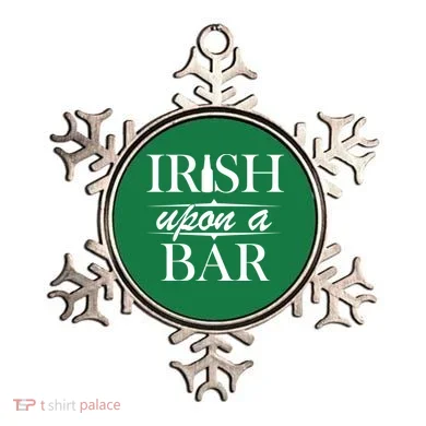 Irish Upon A Bar St Patricks Day Ornament