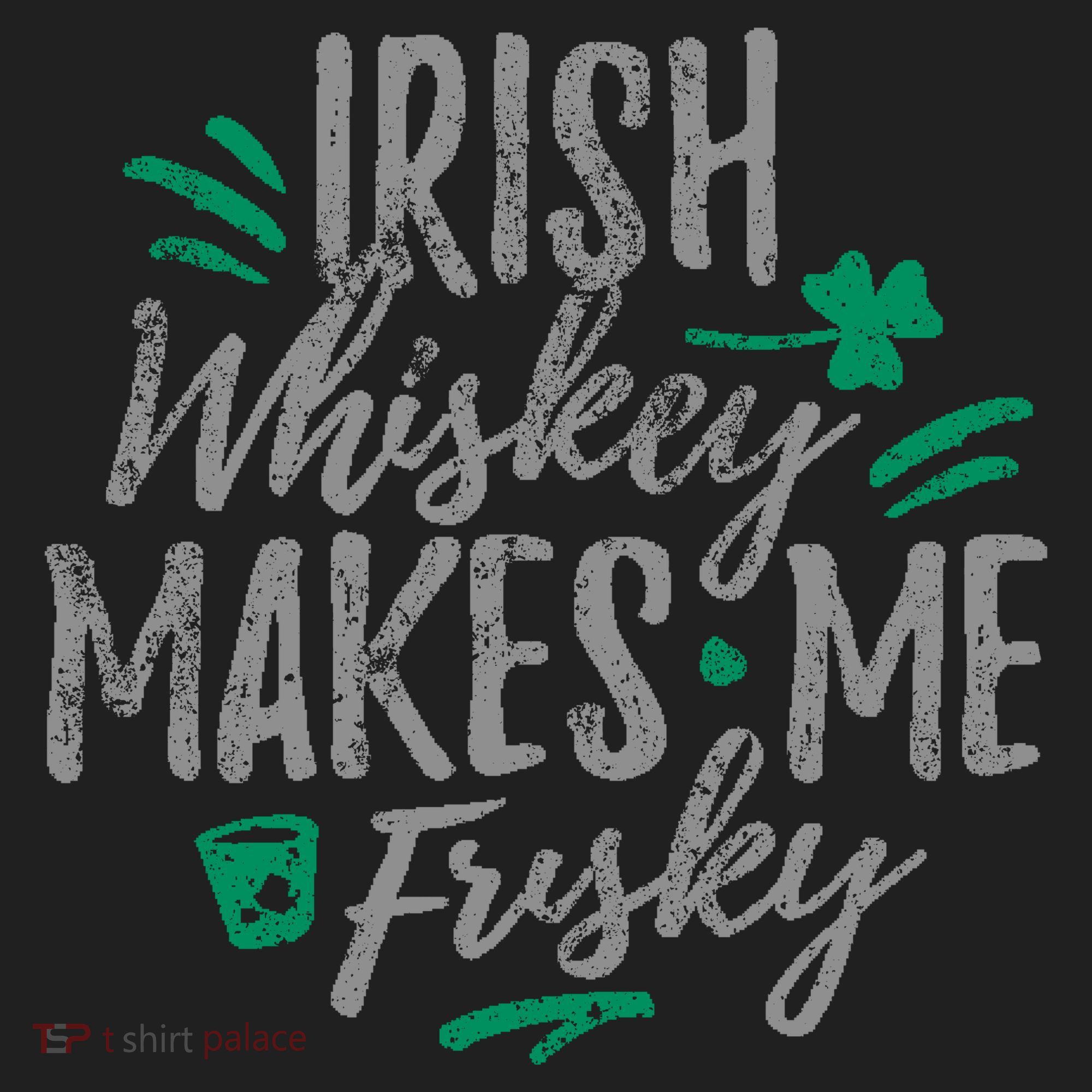 Irish Whiskey Makes Me Frisky Funny Women's Sweatshirt