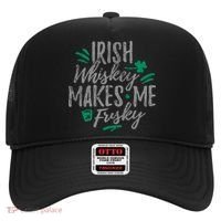Irish Whiskey Makes Me Frisky Funny Hat thumb 0