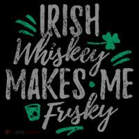 Irish Whiskey Makes Me Frisky Funny Kids Long Sleeve Shirt thumb 2