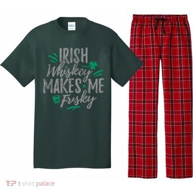Irish Whiskey Makes Me Frisky Funny Pajama Set