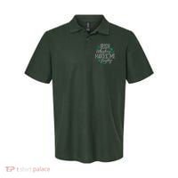 Irish Whiskey Makes Me Frisky Funny Polo thumb 0