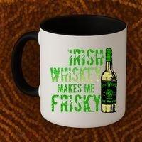 Irish Whisky Makes Me Frisky Coffee Mug thumb 2