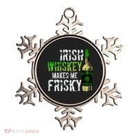 Irish Whisky Makes Me Frisky Ornament thumb 0