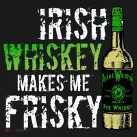 Irish Whisky Makes Me Frisky Ornament thumb 1