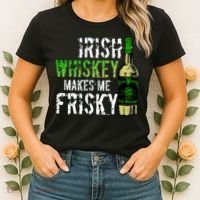 Irish Whisky Makes Me Frisky Women's T-Shirt thumb 2