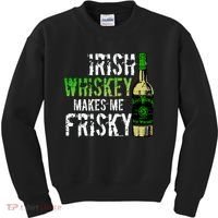 Irish Whisky Makes Me Frisky Kids Sweatshirt thumb 0