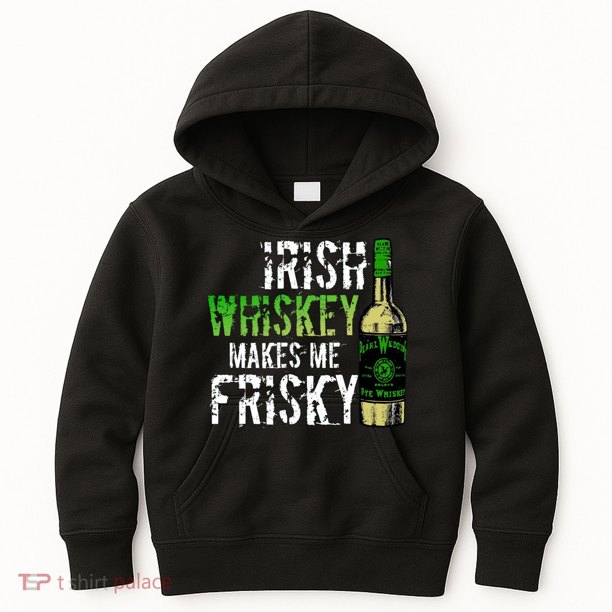 Irish Whisky Makes Me Frisky Kids Hoodie