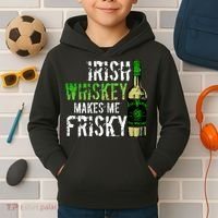 Irish Whisky Makes Me Frisky Kids Hoodie thumb 2