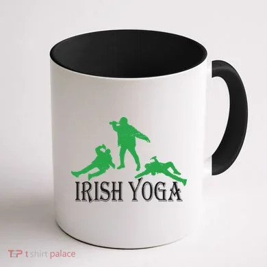 Irish Yoga Coffee Mug back