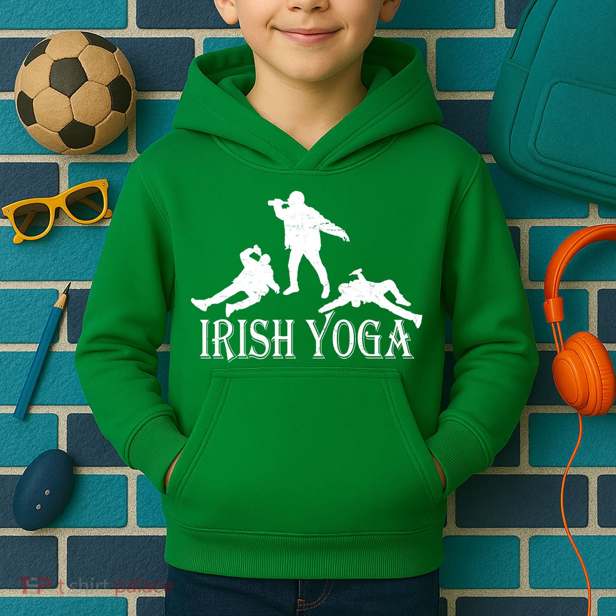 Irish Yoga Kids Hoodie