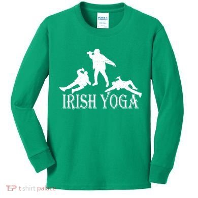 Irish Yoga Kids Long Sleeve Shirt