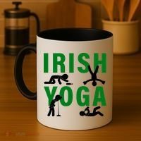 Irish Yoga Funny St. Patrick's Day Coffee Mug thumb 4
