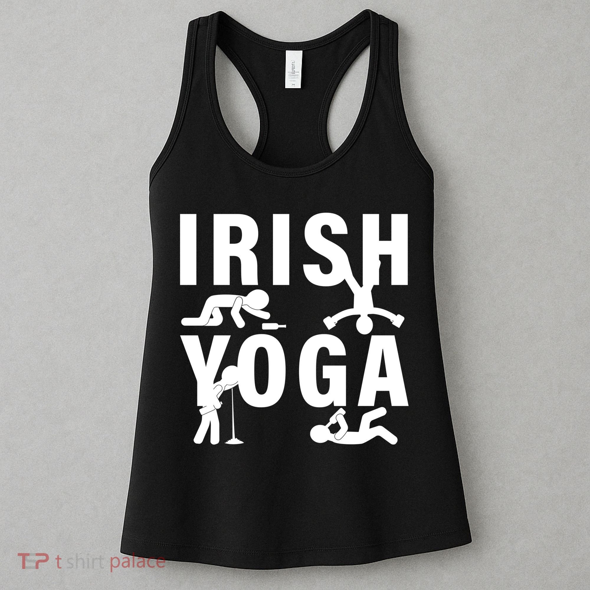 Irish Yoga Funny St. Patrick's Day Women's Tank Top
