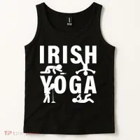 Irish Yoga Funny St. Patrick's Day Tank Top thumb 2