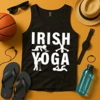Irish Yoga Funny St. Patrick's Day Tank Top thumb 4