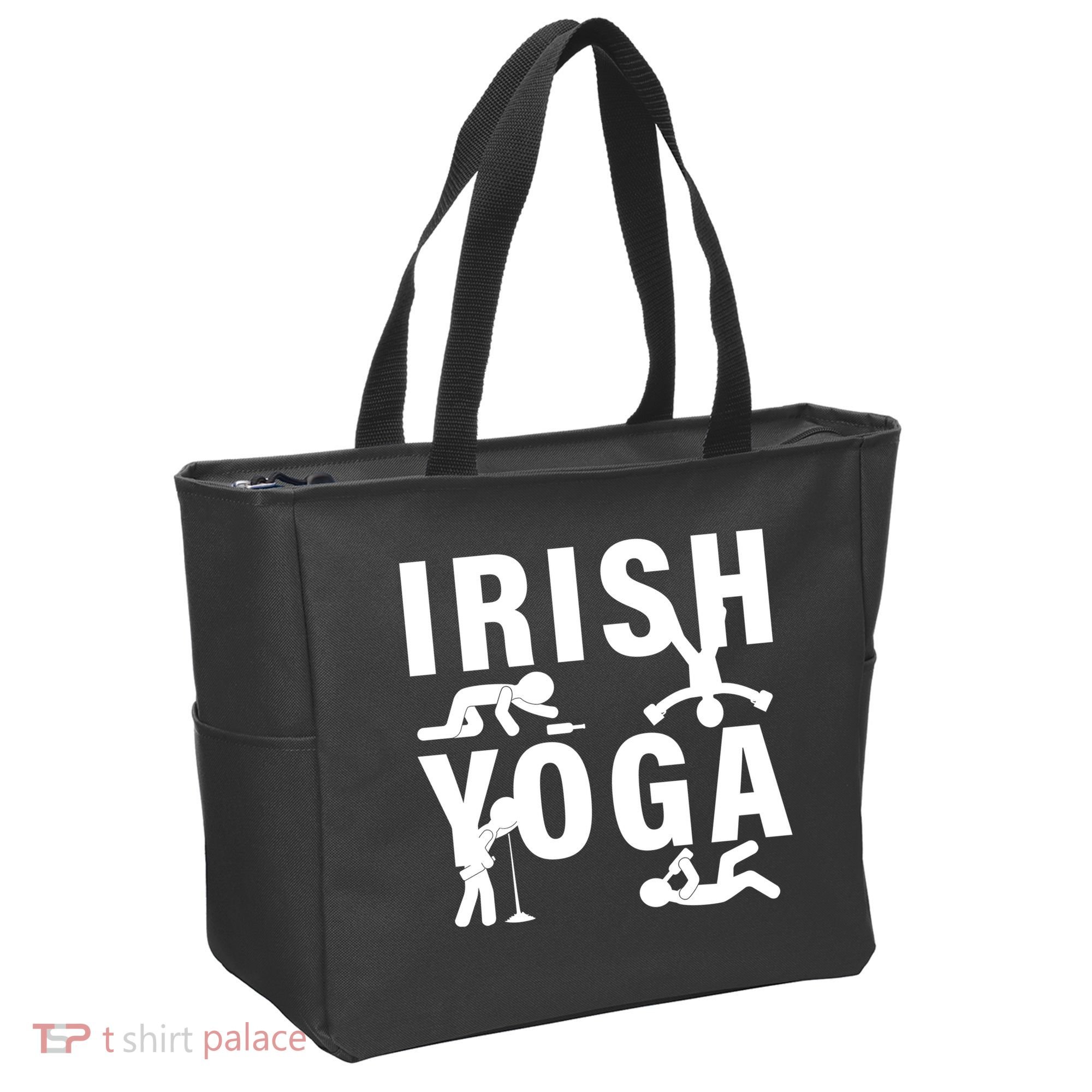 Irish Yoga Funny St. Patrick's Day Tote Bag