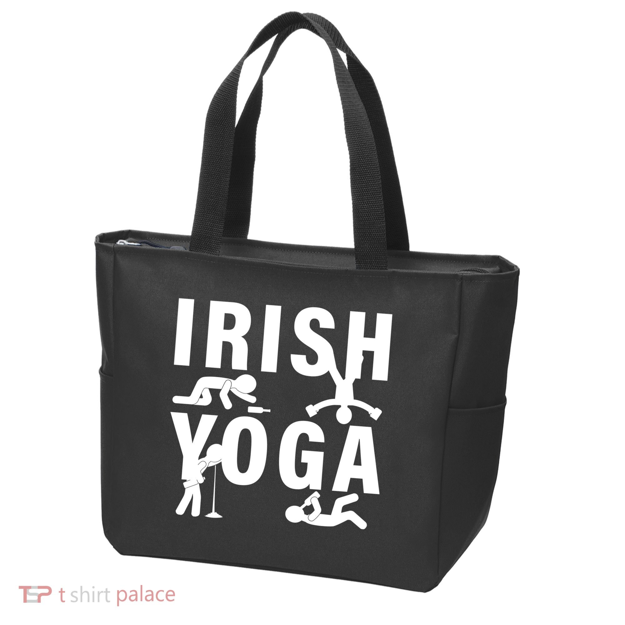 Irish Yoga Funny St. Patrick's Day Tote Bag
