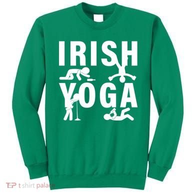 Irish Yoga Funny St. Patrick's Day Sweatshirt