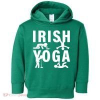 Irish Yoga Funny St. Patrick's Day Toddler Hoodie thumb 0