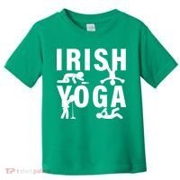 Irish Yoga Funny St. Patrick's Day Toddler T-Shirt thumb 0