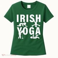 Irish Yoga Funny St. Patrick's Day Women's T-Shirt thumb 0