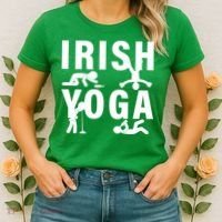 Irish Yoga Funny St. Patrick's Day Women's T-Shirt thumb 2