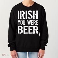 Irish You Were Beer St. Patrick's Day Women's Sweatshirt thumb 0