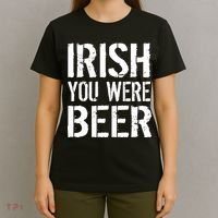 Irish You Were Beer St. Patrick's Day T-Shirt thumb 4