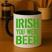 Irish You Were Beer St. Patrick's Day Coffee Mug thumb 4