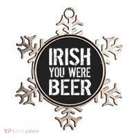Irish You Were Beer St. Patrick's Day Ornament thumb 0