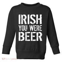 Irish You Were Beer St. Patrick's Day Toddler Sweatshirt thumb 0