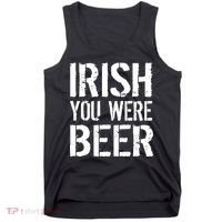 Irish You Were Beer St. Patrick's Day Tank Top thumb 0