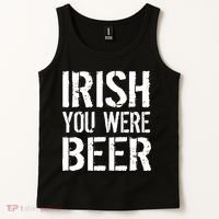Irish You Were Beer St. Patrick's Day Tank Top thumb 2