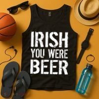 Irish You Were Beer St. Patrick's Day Tank Top thumb 4