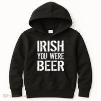 Irish You Were Beer St. Patrick's Day Kids Hoodie thumb 0