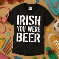 Irish You Were Beer St. Patrick's Day Kids T-Shirt thumb 3