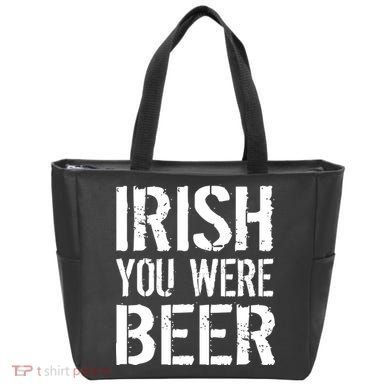 Irish You Were Beer St. Patrick's Day Tote Bag