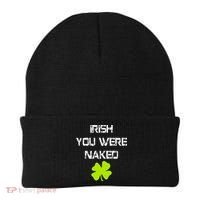 Irish You Were Naked St. Patricks Day Beanie thumb 0