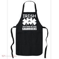 Irish You'd Show Me Your Shamrocks Apron thumb 0