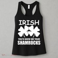 Irish You'd Show Me Your Shamrocks Women's Tank Top thumb 3