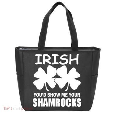 Irish You'd Show Me Your Shamrocks Tote Bag